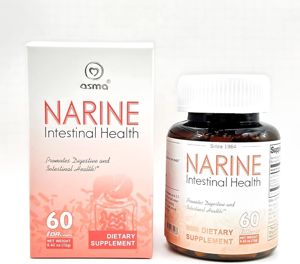 Asma Narineの腸の健康のプロバイオティックの補足60のカプセルの乳糖は放します