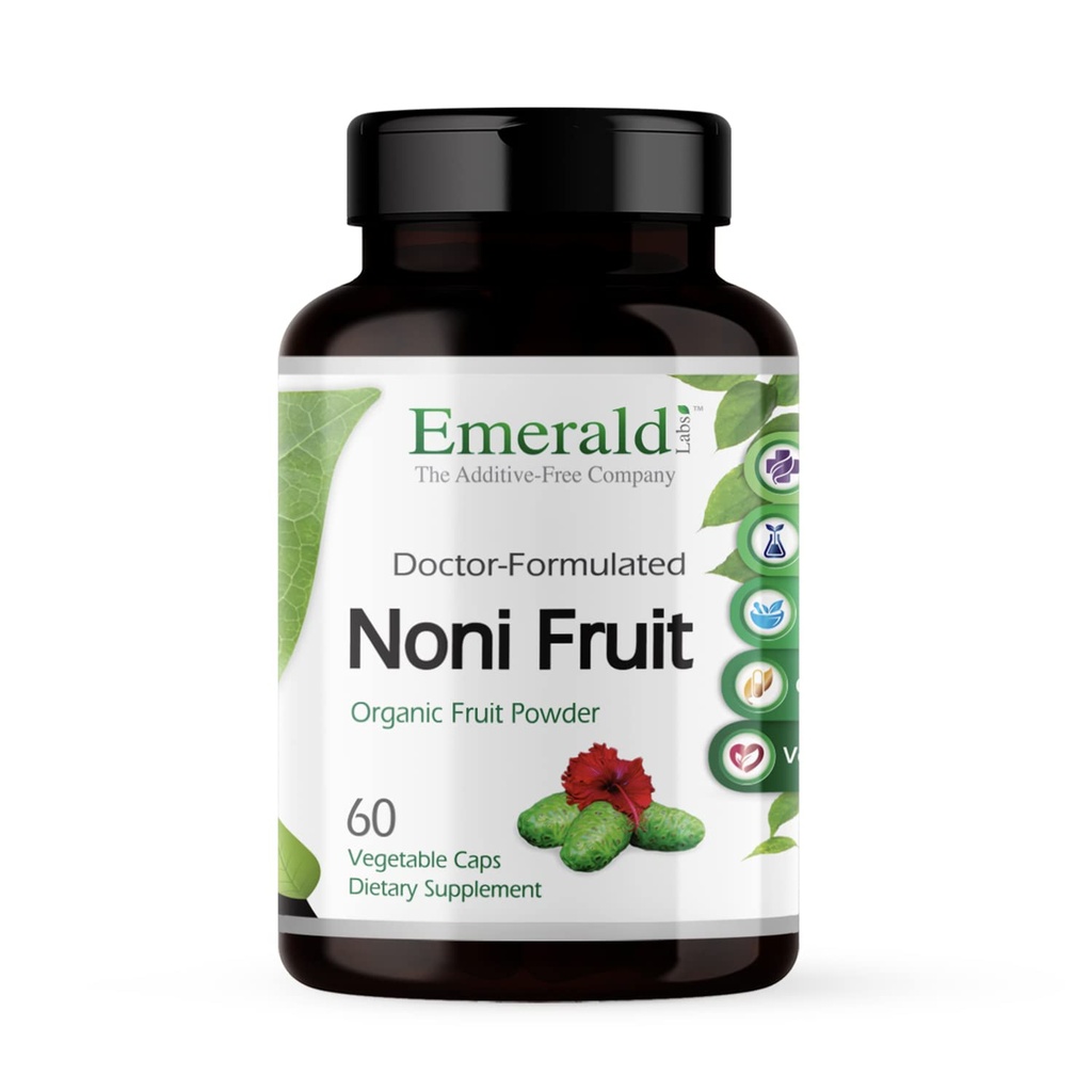 EMERALD LABS Noniのフルーツ - 消化不良、酸化防止剤及び免疫サポート補足-Gutの健康のための食事療法繊維- 60の野菜カプセル(30日の供給)を提供します