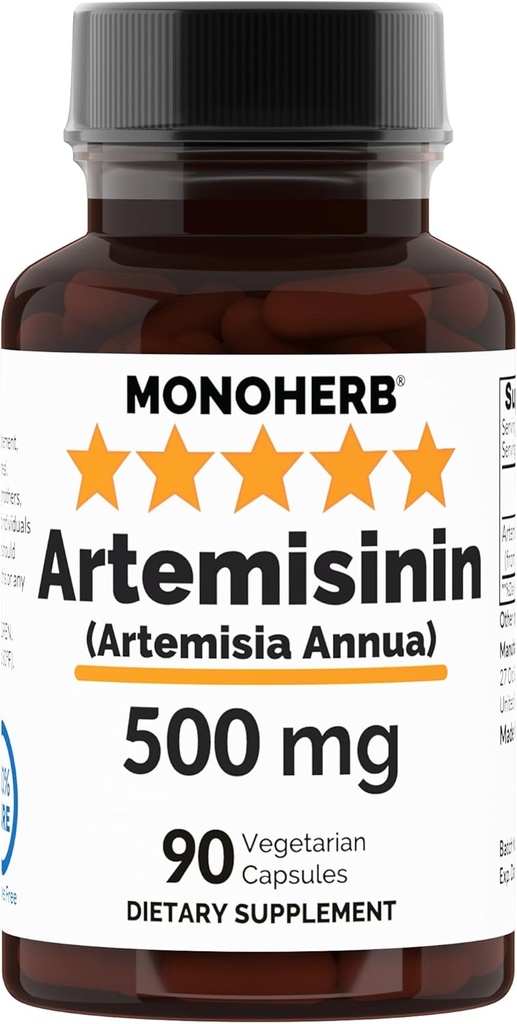 MONOHERB アルテミシン(アルテミジア・アンヌア) 500mg - 90 Veggie Capsules