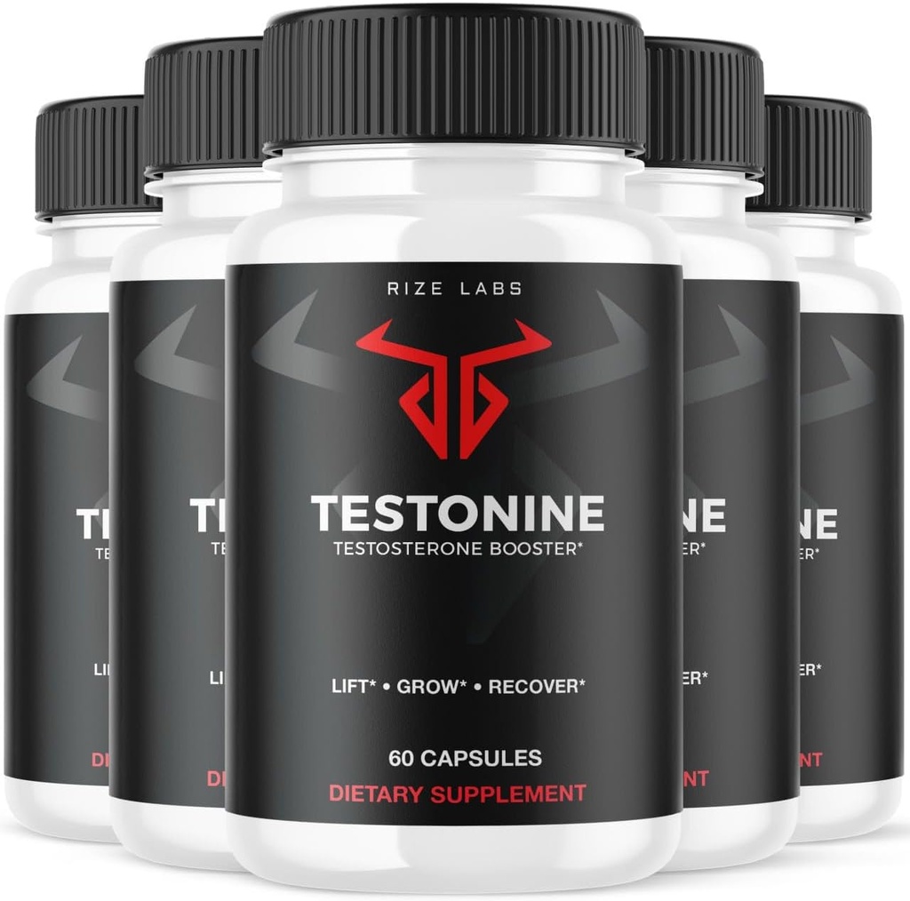 rize の実験室(5のパック)の Testonine の男性の補足、人のための Testonine のカプセル、Testonine の最高の強さの方式、筋肉力のための Testonine のオール自然な丸薬、Testonine の検討(300 カプセル)