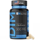 EFFECTIVE NUTRA Dim Supplement 300mg with BioPerine - 男性と女性のための余分な強さのエストロゲンのブロッカー - ホルモン&代謝サポート - 2ヶ月の供給