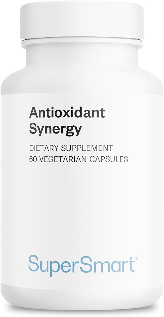 Supersmart - AntiOxidant Synergy - Tumeric Curcumin & Alpha Lipoic acid   非GMO&グルテンフリー - 60 ベジタリアンカプセル