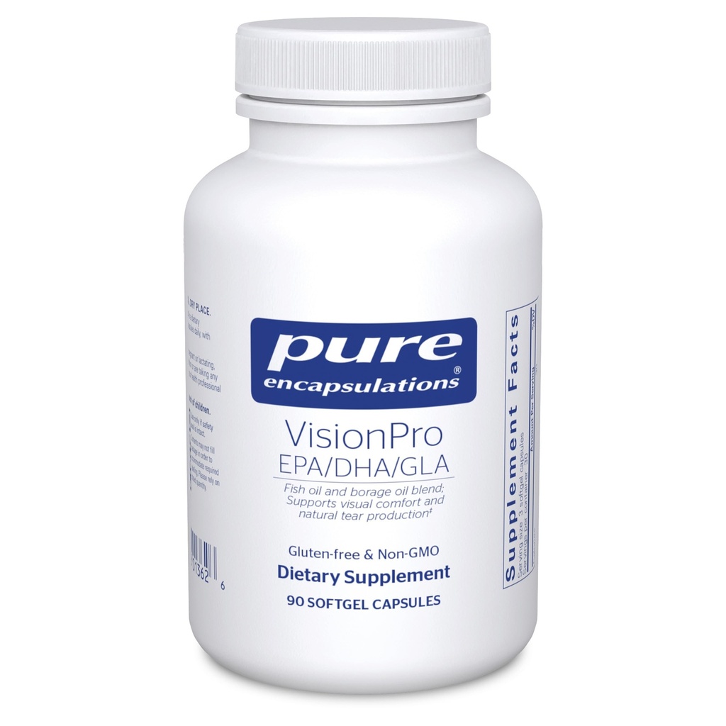 純粋なカプセル封入 VisionPro EPA/DHA/GLA | 眼の湿気の自然な破損の生産そして保持を支えて下さい* | 90 Softgelのカプセル
