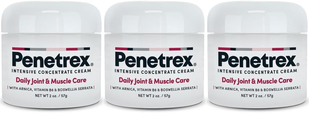Penetrexジョイント&マッスルセラピー - 背中、首、手足、足のための慰めを和らげる - アルニカ、ビタミンB6 MSMとプレミアム全身ルック - 2oz 3-パック