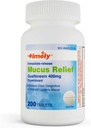 株式会社タイムキャップ LABS 時機を得たムカスの救助のGuaifenesin 400mg 200のタブレット-即時解放のムカスのプレグムの救助-Mucusの取り外し、箱の混雑、フル 風邪、アレルギーのためのexpectorant