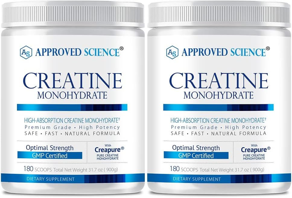 承認された科学のクレアチンのBioPerineの Monohydrateの粉-サポートLean筋肉成長および回復- 360のサービングごとの360のサービング-非GMO、ビーガン