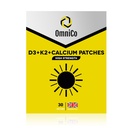 OmniCo - D3 + K2 +カルシウムパッチ - 30パック