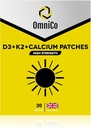 OmniCo - D3 + K2 +カルシウムパッチ - 30パック