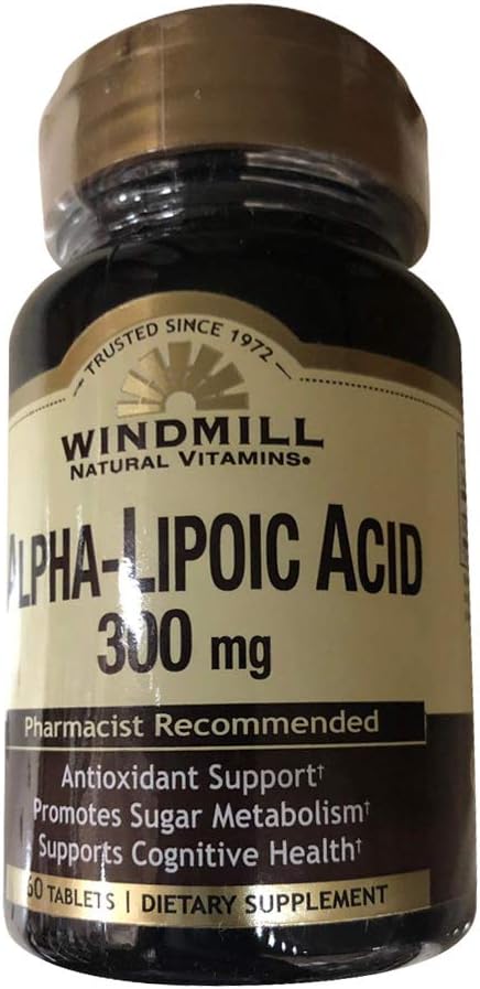 Windmill Alpha Lipoic Acid 300 Mg Tablets 60 Ea, 60.0 Count