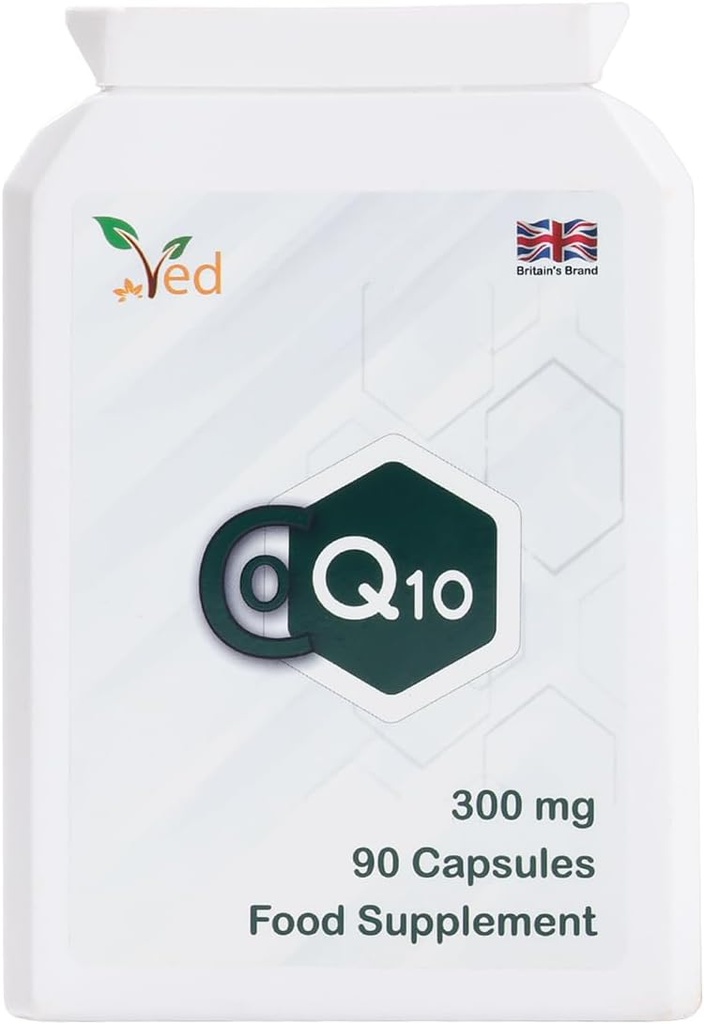 Vedの最もよい高い吸収のCoQ10、ベジタリアン、グルテンフリーのグルテンフリー、食事療法の補足、300のmg 90の野菜のカプセル