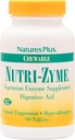 NaturesPlus Nutri Zyme - 90 Chewableタブレット、Peppermintフレーバー - ベジタリアン酵素サプリメントとBromelain&パパイン、ナチュラル消化補助金 - グルテンフリー - 45サービング