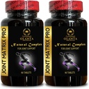 ジョイントマトリックスPROコンプレックス - ニーとジョイントサプリメント、フルジョイントとムスキュロスクレタサポートマトリックス、毎日のウェルネスブレンド - 2ボトル