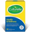 Culturelle Health & Wellness Daily Probiotic Supplement For Men & Women, Helps Support Your Immune System, Occasional Diarrhea, Gas & Bloating, 15 Billion CFUs, Non-GMO, 50 Count