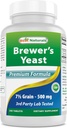 ベストナチュラル、ビール酵母、ビタミンB1、ビタミンB2、1000mg 240錠(240カウント)