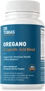 Dr. Tobias Oregano and Caprylic Acid Blend, Gut Flora Balance Complex with Probiotics & Enzymes for Intestinal and Immune Support, Gut Health Supplements for Women & Men, 60 Capsule, 30 サービング