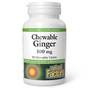 自然な要因Chewableジンジャー500Mg、90 CT
