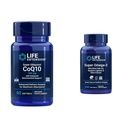 ライフエクステンションスーパーUbiquinol CoQ10強化ミトコンドリアサポート、ubiquinol CoQ10&スーパーオメガ3 EPA / DHAフィッシュオイル、セサメリガン&オリーブエキス - Omega 3サプリメント