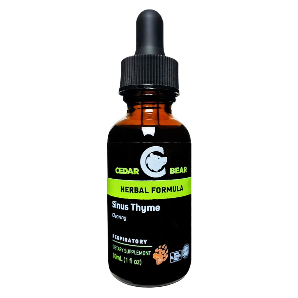 Cedarの熊のSinus Thyme Sinusesの明確な機能を支える液体の草の補足は免除機能1のflのoz/30のmlを高めます