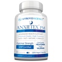 承認された科学のAnxietexの夜 - 心配と不満、睡眠井戸 - バレリアン、パッションフラワー、チャモミール - 30カプセル - ビーガンサプリメント - アメリカ製