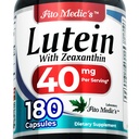 FITO MEDIC'S Lab | ルテイン |180 カプセル |40 mg|ルテイン 40mg | ルテインとゼアキサンチンサプリメント | 濃縮エキス | ルテイン 40mg | ルテインとゼアキサンチン | ゼアキサンチン | 超高吸収.