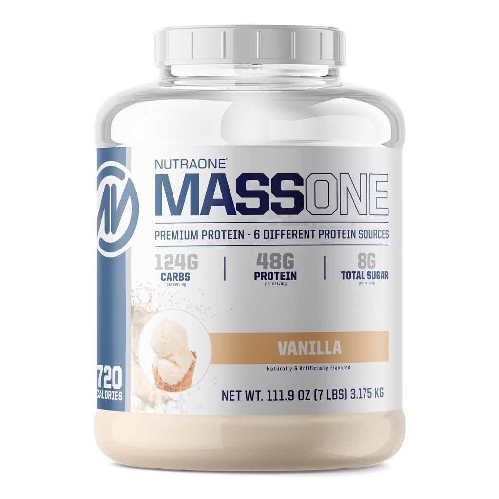 NutraOne Massoneの固まりの利益蛋白質の粉の利益の固まり蛋白質の食事の取り替え(Vanilla - 7のlbs。)