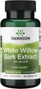 Swansonの最高の強さの白いWillowの樹皮のエキス-Promotesの共同サポート及び25%のSlicin-Naturalの補足にStomachの苛立ち無し(60の野菜の帽子、500mg各)への筋肉救助標準化される筋肉