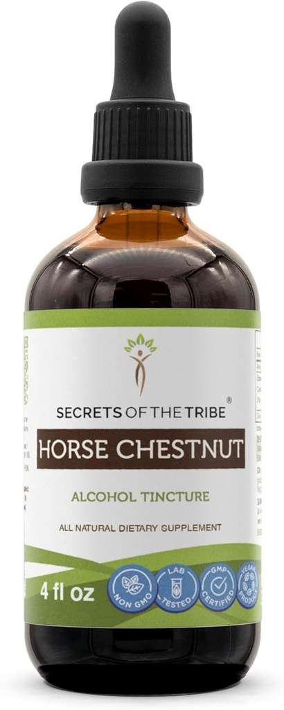 Tribeの馬のチェストナットのアルコール液体のエキス、馬のチェストナット(Aesculusのhpocastanum)の乾燥されたナットのチンキの補足(4つのFLのOZ)の秘密