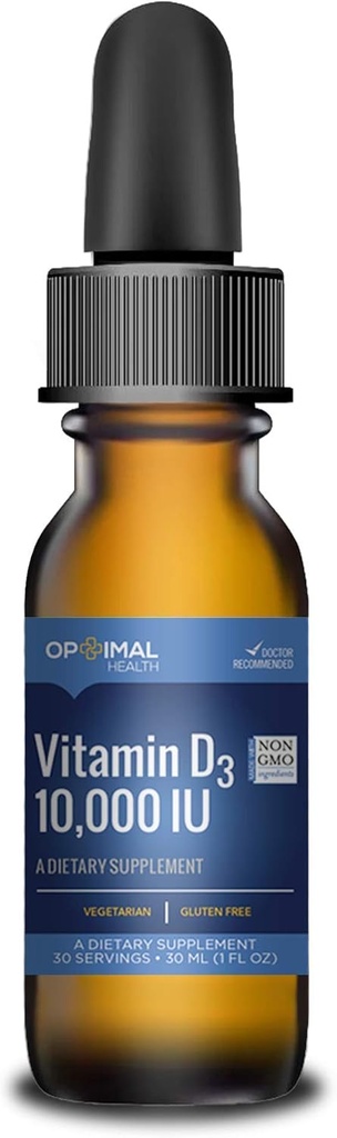 Optimal Vitamin D3 Liquid Drops 10000 IU