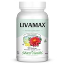 Maxi Health Livamax - 肝フォーミュラ - ミルクのアザミとタンポジオンルート - 120カプセル - Kosher