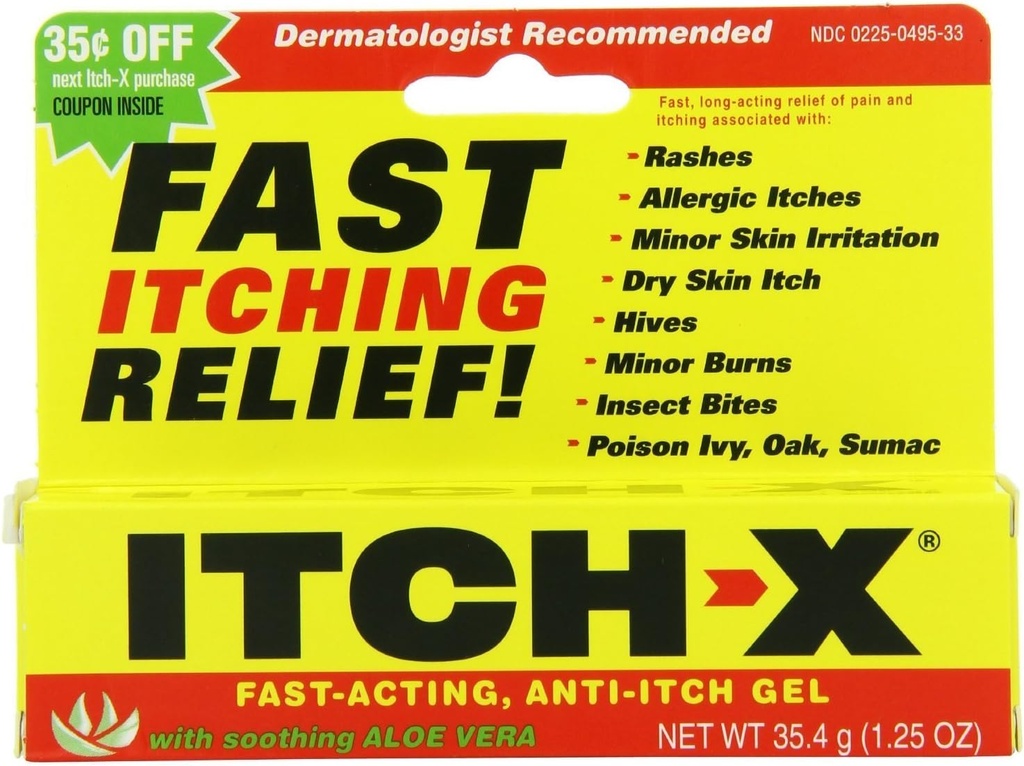 Itch-x アロエベラ、3 カウント付きアンチイッチゲル