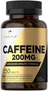 Carlyle Caffeine Pills 200mg | 250錠 | アドバンスト・アスリートフォーミュラ | ベジタリアン・非GMO・グルテンフリー対応サプリメント