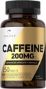 Carlyle Caffeine Pills 200mg | 250錠 | アドバンスト・アスリートフォーミュラ | ベジタリアン・非GMO・グルテンフリー対応サプリメント