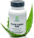 Aloe Vera 450カプセル オーガニック | 非GMOアロエベラピル | USDA Organic Aloe Veraのサプリメントで製造 | ダイジェスト&ジョイントサポートサプリメント
