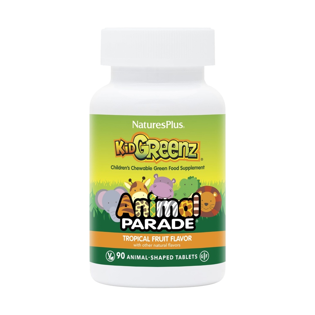 Nature's Plus Ape Kidgreenz Chewableタブレット、90カウント