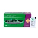 CareAll Bacitracinの抗生物質亜鉛軟膏(144のパック)、0.9grホイルのパケット。 マイナーカット、スクレイプ、バーンの感染を防ぐ最初のエイド軟膏