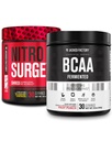ジャック工場 Nitrosurge シュレッド サーミノーム プレワークアウト に Blueberry Lemonade & BCAA で フルーツ パンチ のために ボディ 交換, 筋肉の構築と回復