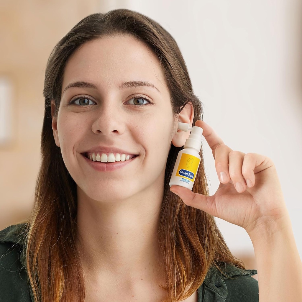 NAVEH PHARMA CleanEars Earwaxの取り外しスプレー0.5 Fl Oz + NAVEH PHARMA CleanEars Earwaxの取り外しスプレー1 Fl Oz