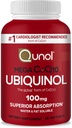Qunol Ubiquinol CoQ10 100mg Softgels、メガUbiquinol 100mg - 優れた吸収 - 心臓の健康と健康な血圧レベルのためのCoenzyme Q10のアクティブフォーム - 2ヶ月の供給 - 60カウント