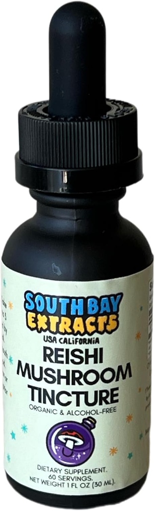 霊石のきのこのチンキのエキスの液体の低下-圧力救助の弛緩のエリクサー-アルコールは-ビーガン-カルムを自然に促進します-非GMOの有機のきのこのエキス