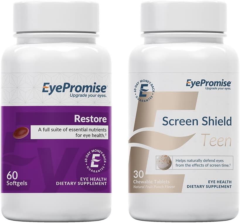 EyePromiseはMacular健康の補足スクリーンの盾の十代のChewable目のビタミンを貯えます