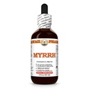 Myrrhの液体のエキス、有機のMyrrh (Commiphoraのmyrrha)のチンキの草の補足、米国で作られるハワイの農場、2つのfl.oz