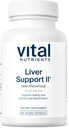 Vital Nutrients LiverサポートII with Picrorhiza, ミルクアザミとクルクミン | ビーガンサプリメント | ヘルシーな肝臓機能をサポートするためのハーブの組み合わせ | グルテン, 乳製品と大豆無料 | 60カプセル