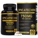 サービングごとのエピカチオンのエキス750mg - (60のカプセル) - Lean筋肉、Nitric酸化物、Myostatinの抑制剤、スタミナ、持久力、ポンプ及び利益-非GMO及びビーガン補足- (60の計算)を支えて下さい