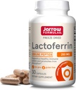 JarrowフォーミュラLactoferrin 250mg - 免疫サポートGlycoprotein - 健康な免疫システムサポートと鉄の吸収 - 凍結乾燥 - 無GMO - 30カプセル(サービング)