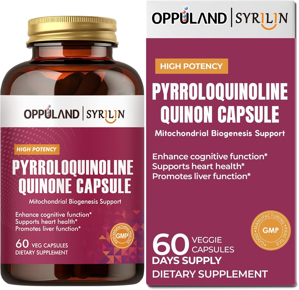 Pyrroloquinoline Quinone-PQQの補足20のmgサポート中心の健康*グルテンフリー、非GMOのVegetarian-60のベジのカプセル