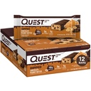 Quest Nutrition Dipped Chocolate Peanut Butter Protein Bar, 18g Protein, 1g Sugar, 3g Net Carbs, Gluten Free, 12 カウント