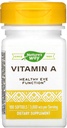 Nature's Way Vitamin A, High Potency, ヘルシーアイ機能をサポート*, サービングあたり3,000 mcg, 100 Softgels (パッケージ 5 月 Vary)
