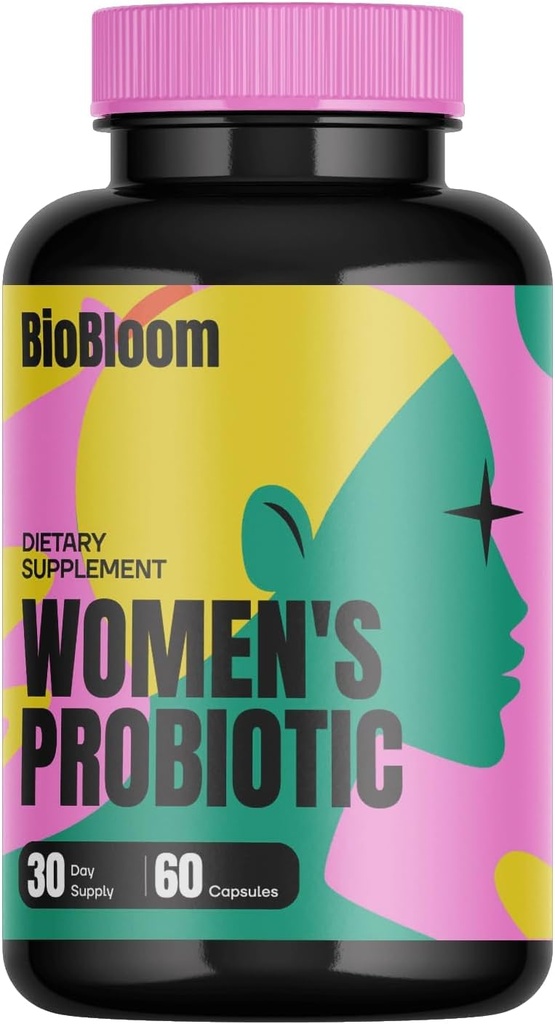 BioBloom Vaginal Probiotics for Women | pH Prebiotics & Lactobacillus Probiotic Blend Women's Vaginal Health Supplement | 健康な腟の臭気を促進し、Flora(30のサービング)
