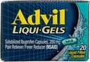Advilの痛みのReliever/Feverの減力剤のLiqui-Gels 20 CP - パックおよび保存を買って下さい(2のパック)